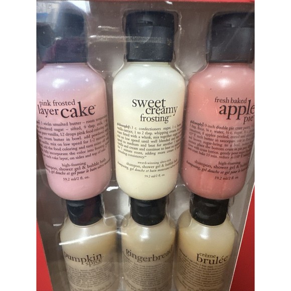 Philosophy Bath & Body Rare Philosophy Classic Cookbook Gift Set Of